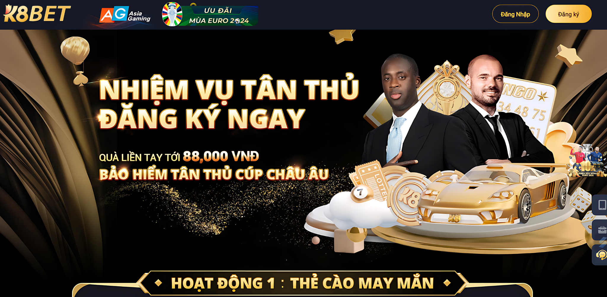 Tạo tài khoản hội viên theo đường link được K8BET cung cấp